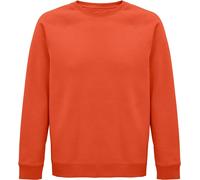 SOLS - "Space" Sweatshirt Coton pour homme/femme unie manches raglan PC4314 (3XL) (Orange foncé)