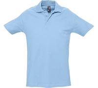 SOLS Spring II Polo pour homme, manches courtes PC320 (2XL) (Bleu ciel)