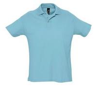 SOLS Summer II - Polo à manches courtes - Homme (L) (Bleu atoll) - UTPC318 Bleu Atoll, Bleu atoll G