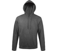 SOLS - Sweat à capuche SNAKE - Unisexe (L) (Gris foncé chiné) - UTPC382 Gris Foncé Chiné, Gris foncé marne