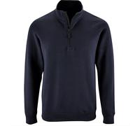 SOLS Sweat-shirt zippé homme Stan contraste PC3172 (XL) (Bleu marine foncé)