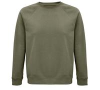 SOLS Sweatshirt Col Rond Unisexe En Coton Bio Manches Longues Raglan