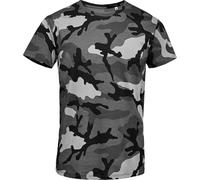 SOLS T-shirt camouflage homme, manches courtes PC2166 (2XL) (camouflage gris)