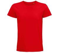 SOLS T-Shirt En Coton Organique D'Été À Manches Courtes Col Rond Pioneer