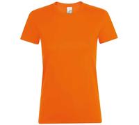 SOLS T-Shirt Femme À Manches Courtes En Coton Col Rond Regent