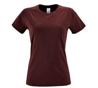 SOLS T-Shirt Femme À Manches Courtes En Coton Col Rond Regent