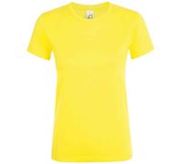 SOLS T-Shirt Femme À Manches Courtes En Coton Col Rond Regent