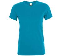 SOLS T-Shirt Femme À Manches Courtes En Coton Col Rond Regent