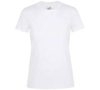 SOLS T-Shirt Femme À Manches Courtes En Coton Col Rond Regent