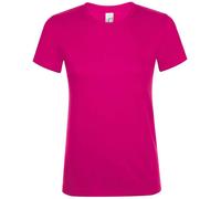 SOLS T-Shirt Femme À Manches Courtes En Coton Col Rond Regent