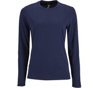 SOLS - T-shirt manches longues IMPERIAL - Femme (2XL) (Bleu marine) - UTPC2906 Bleu Marine G