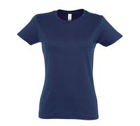 SOLS T-Shirt Impérial Pour Femmes En Coton À Manches Courtes