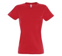 SOLS T-Shirt Impérial Pour Femmes En Coton À Manches Courtes