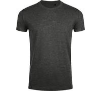 SOLS T-shirt Imperial Slim Fit pour homme, manches courtes PC507 (L) (Anthracite chiné)