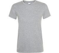 SOLS - T-shirt manches courtes REGENT - Femme (3XL) (Gris chiné) - UTPC3774 Gris Chiné G