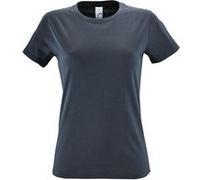 SOLS - T-shirt manches courtes REGENT - Femme (3XL) (Gris foncé) - UTPC3774 Gris Foncé G