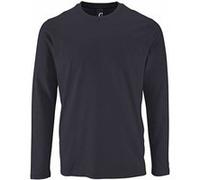 SOLS - T-shirt manches longues IMPERIAL - Homme (3XL) (Gris foncé) - UTPC2905 Gris Foncé