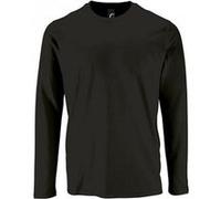SOLS - T-shirt manches longues IMPERIAL - Homme (3XL) (Noir) - UTPC2905 Noir G