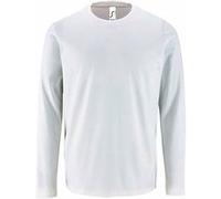 SOLS - T-shirt manches longues IMPERIAL - Homme (L) (Blanc) - UTPC2905 Blanc G
