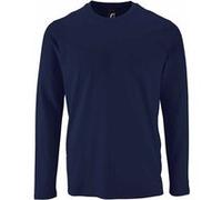 SOLS - T-shirt manches longues IMPERIAL - Homme (L) (Bleu marine) - UTPC2905 Bleu Marine G