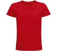 SOLS - T-shirt "Pioneer", issu de l'agriculture biologique pour homme/femme Unie PC4371 (2XL) (Rouge)