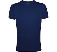 SOLS T-shirt Regent Slim Fit pour homme, manches courtes PC506 (M) (Bleu marine foncé)