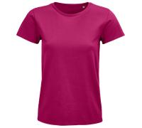 SOLS Tee-Shirt Manches Courtes Col Rond 100% Coton Bio Femme S-3XL