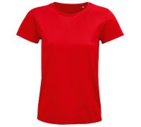 SOLS Tee-Shirt Manches Courtes Col Rond 100% Coton Bio Femme S-3XL