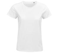 SOLS Tee-Shirt Manches Courtes Col Rond 100% Coton Bio Femme S-3XL