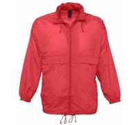SOLS - Veste coupe-vent SURF - Unisexe (M) (Rouge) - UTPC351 Rouge, Rouge G