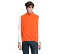 SOL'S - Veste Micropolaire zippée sans Manche Unisexe Factor BW L - Orange