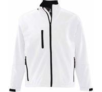 SOLS Veste Relax Softshell pour hommes, respirante, coupe-vent, imperméable PC347 (L) (Blanc)