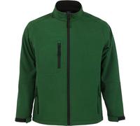 SOLS Veste Softshell pour hommes, respirante, coupe-vent, imperméable PC347 (L) (Vert bouteille)