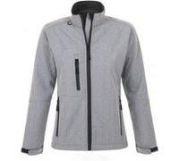 SOLS - Veste softshell ROXY - Femme (2XL) (Gris chiné) - UTPC348 Gris Chiné, Gris marne G