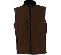 SOLS - Veste softshell sans manches RALLYE - Homme (2XL) (Marron foncé) - UTPC349 Marron Foncé, Chocolat foncé