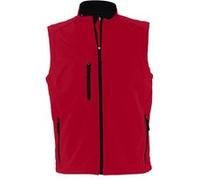 SOLS - Veste softshell sans manches RALLYE - Homme (L) (Rouge) - UTPC349 Rouge, Rouge G