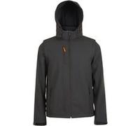 SOLS - Veste Softshell TRANSFORMER - Homme (XL) (Gris foncé) - UTPC2739 Gris Foncé G