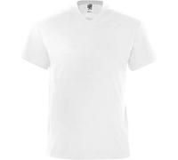 SOLS Victory - T-shirt à manches courtes et col en V - Homme (M) (Blanc) - UTPC388 Blanc, Blanc