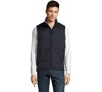 SOLS Warm Gilet matelassé / bodywarmer unie avec fermeture éclair PC355 (3XL) (Bleu marine)