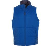 SOLS Warm Gilet matelassé / bodywarmer unie avec fermeture éclair PC355 (4XL) (Bleu roi)