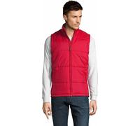 SOLS Warm Gilet matelassé / bodywarmer unie avec fermeture éclair PC355 (4XL) (Rouge)