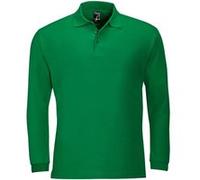 SOLS Winter II - Polo à manches longues - Homme (L) (Vert tendre) - UTPC329 Vert Tendre, Vert tendre G