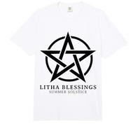 Solstice d'été de Litha Blessings Wicca Pagan Summer Comfort Colors Adult Heavyweight T-Shirt