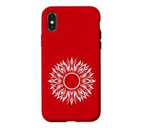 Solstice d'été Soleil Litha Symbole Tribal Coque pour iPhone X/XS