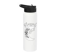 Solstice d'hiver Bienheureux Noël Joyeuses fêtes païennes Stainless Steel Insulated Water Bottle