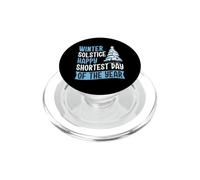 Solstice d'hiver Happy Shortest Day of The Year PopSockets PopGrip pour MagSafe