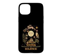 Solstice d'hiver Noël Lune païenne Yule Celebration Coque pour iPhone 15 Plus
