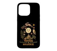 Solstice d'hiver Noël Lune païenne Yule Celebration Coque pour iPhone 15 Pro Max