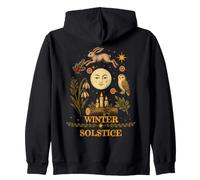 Solstice d'hiver Noël Lune païenne Yule Celebration Sweat à Capuche