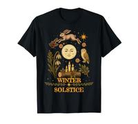 Solstice d'hiver Noël Lune païenne Yule Celebration T-Shirt
